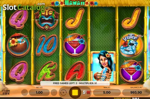 Οθόνη7. Hawaii (Spin2Win) Κουλοχέρης