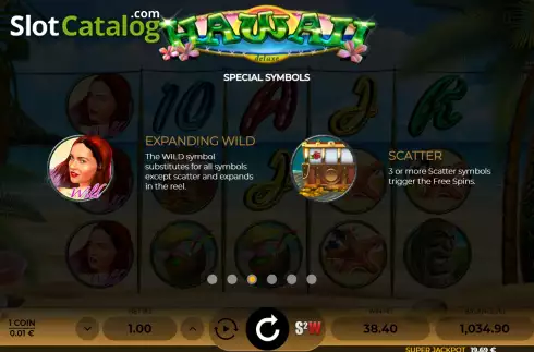 Οθόνη8. Hawaii Deluxe Κουλοχέρης