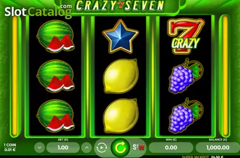 Οθόνη2. Crazy Seven 3 Κουλοχέρης