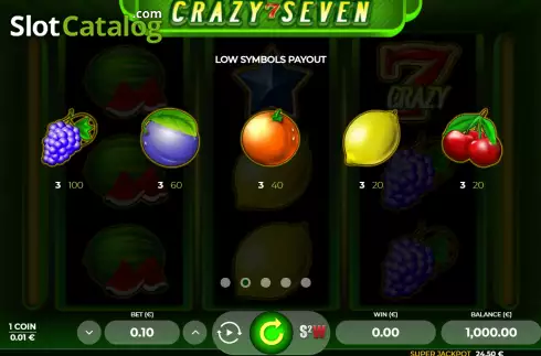 Οθόνη6. Crazy Seven 3 Κουλοχέρης