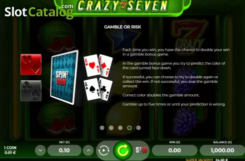 Οθόνη8. Crazy Seven 3 Κουλοχέρης