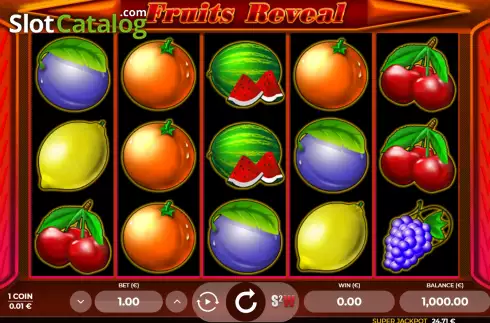 Οθόνη2. Fruits Reveal Κουλοχέρης 