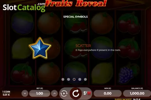 Οθόνη7. Fruits Reveal Κουλοχέρης 