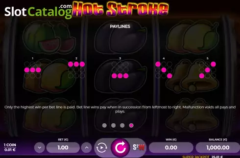 Οθόνη9. Hot Stroke Κουλοχέρης 