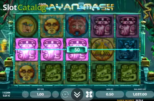 Οθόνη3. Mayan Mask Κουλοχέρης