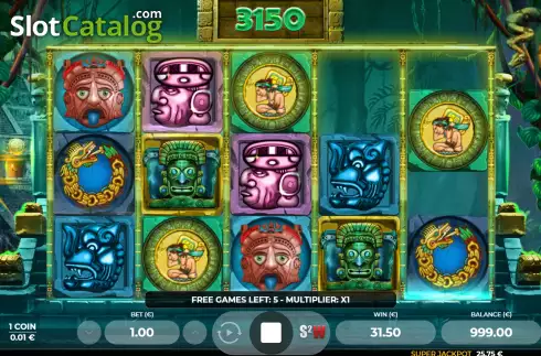 Οθόνη7. Mayan Mask Κουλοχέρης