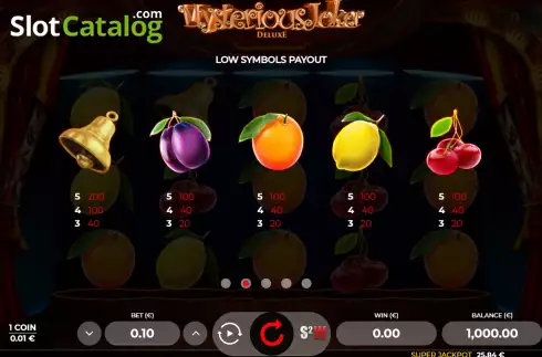 Οθόνη8. Mysterious Joker Deluxe Κουλοχέρης