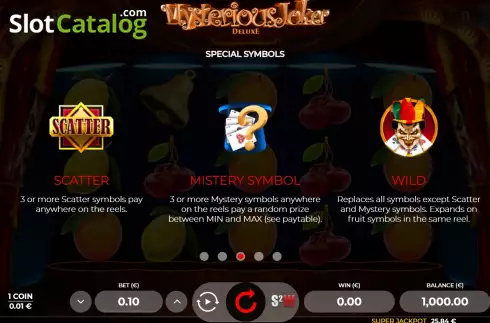Οθόνη9. Mysterious Joker Deluxe Κουλοχέρης