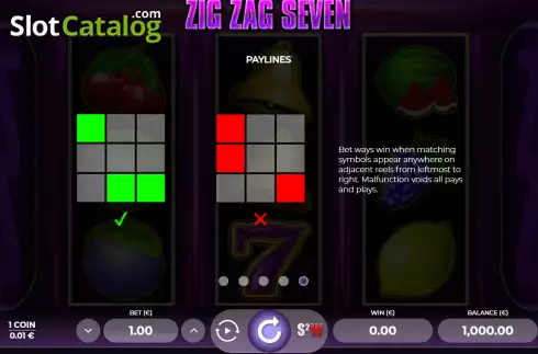 Οθόνη9. Zig Zag Seven Κουλοχέρης