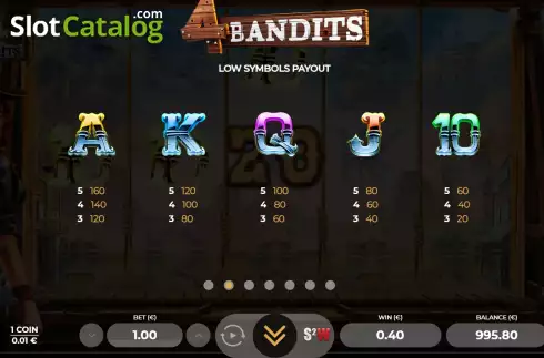 Οθόνη6. 4 Bandits Κουλοχέρης
