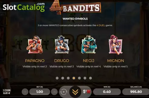 Οθόνη8. 4 Bandits Κουλοχέρης