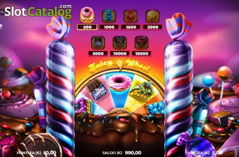 Οθόνη3. Juicy Wheel (Spin2Win) Κουλοχέρης 