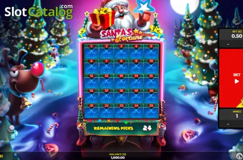 Οθόνη2. Santa's Fortune (Spin2Win) Κουλοχέρης