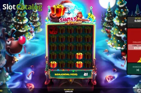 Οθόνη3. Santa's Fortune (Spin2Win) Κουλοχέρης