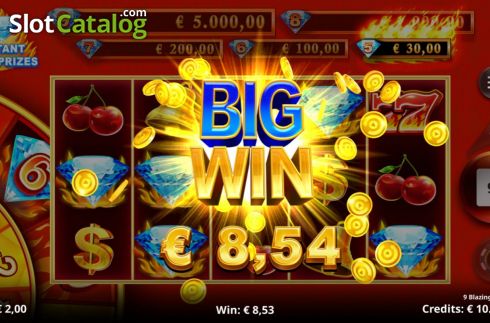 Οθόνη6. 9 Blazing Diamonds Κουλοχέρης