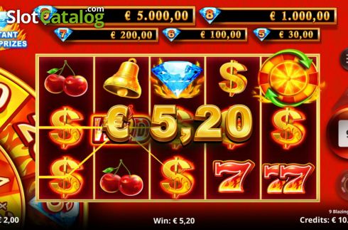 Οθόνη7. 9 Blazing Diamonds Κουλοχέρης