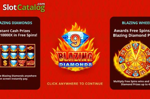 Οθόνη2. 9 Blazing Diamonds Κουλοχέρης
