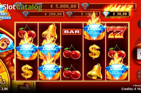 Οθόνη5. 9 Blazing Diamonds Κουλοχέρης