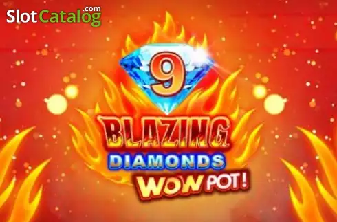 9 Blazing Diamonds Wowpot Κουλοχέρης 