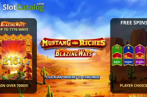 Οθόνη2. Mustang Riches Κουλοχέρης