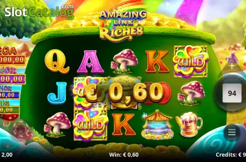 Οθόνη4. Amazing Link Riches Κουλοχέρης