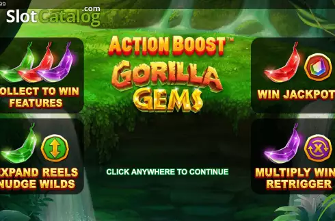 Οθόνη2. Action Boost Gorilla Gems Κουλοχέρης 