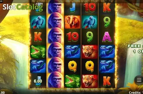 Οθόνη5. Action Boost Gorilla Gems Κουλοχέρης 