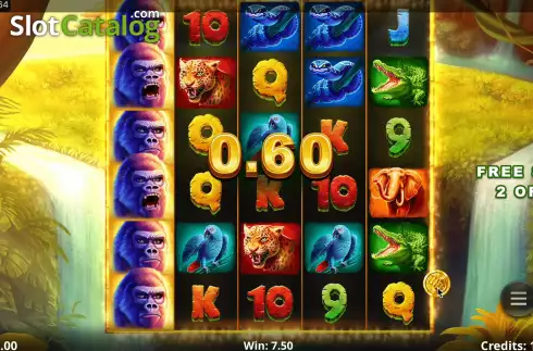Οθόνη6. Action Boost Gorilla Gems Κουλοχέρης 