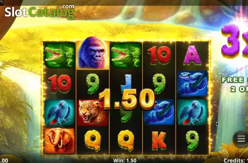 Οθόνη8. Action Boost Gorilla Gems Κουλοχέρης 