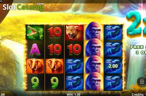 Οθόνη9. Action Boost Gorilla Gems Κουλοχέρης 