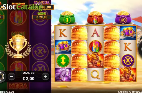 Οθόνη3. Action Boost Gladiator Κουλοχέρης