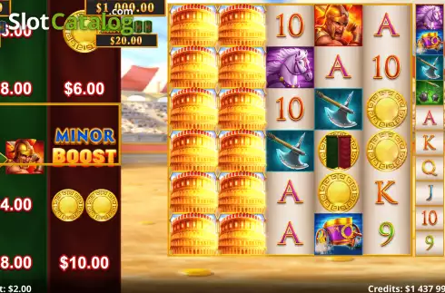 Οθόνη5. Action Boost Gladiator Κουλοχέρης