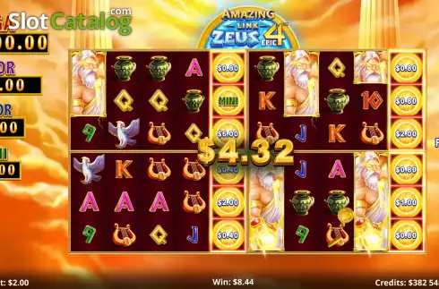 Οθόνη6. Amazing Link Zeus Epic 4 Κουλοχέρης