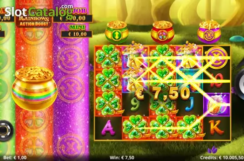 Οθόνη4. Action Boost 3 Lucky Rainbows Κουλοχέρης