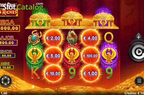 Οθόνη3. Action Cash Ra's Riches Κουλοχέρης