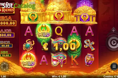 Οθόνη6. Action Cash Ra's Riches Κουλοχέρης