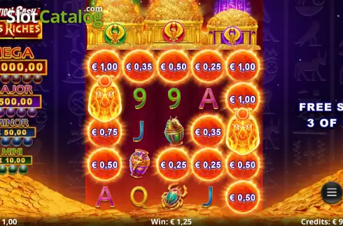 Οθόνη8. Action Cash Ra's Riches Κουλοχέρης
