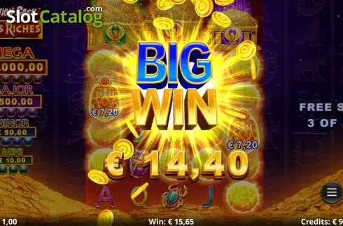 Οθόνη9. Action Cash Ra's Riches Κουλοχέρης