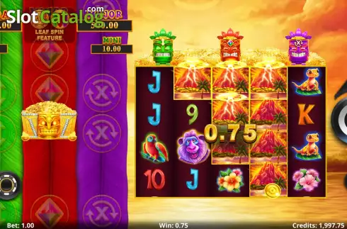 Οθόνη4. Action Boost Tiki Treasures Κουλοχέρης