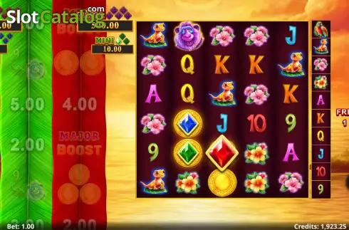 Οθόνη9. Action Boost Tiki Treasures Κουλοχέρης