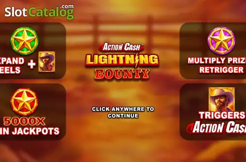 Οθόνη2. Action Cash Lightning Bounty Κουλοχέρης