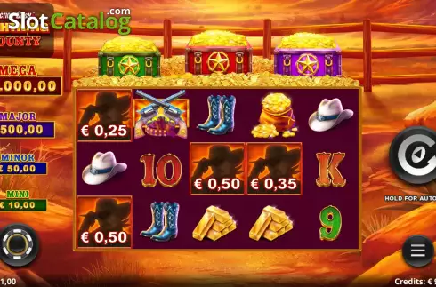 Οθόνη3. Action Cash Lightning Bounty Κουλοχέρης