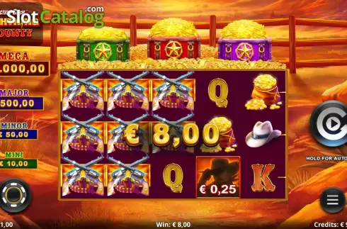 Οθόνη6. Action Cash Lightning Bounty Κουλοχέρης