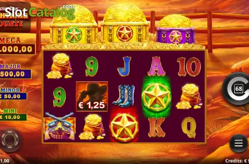 Οθόνη7. Action Cash Lightning Bounty Κουλοχέρης