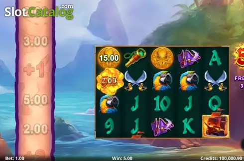 Οθόνη9. Action Boost Treasure Trove Κουλοχέρης