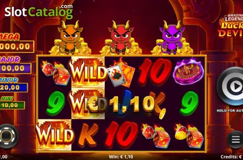 Οθόνη4. Amazing Legends Lucky Devils Κουλοχέρης 