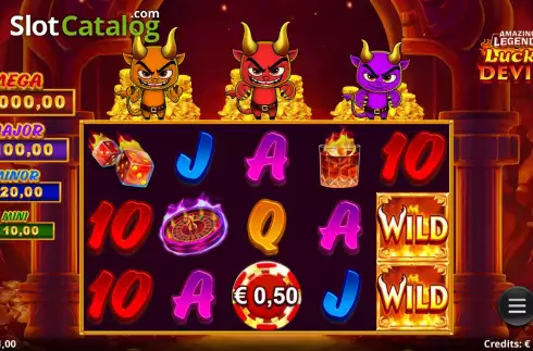 Οθόνη5. Amazing Legends Lucky Devils Κουλοχέρης 