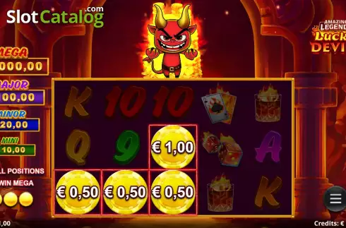 Οθόνη7. Amazing Legends Lucky Devils Κουλοχέρης 