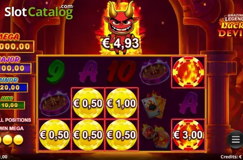 Οθόνη9. Amazing Legends Lucky Devils Κουλοχέρης 