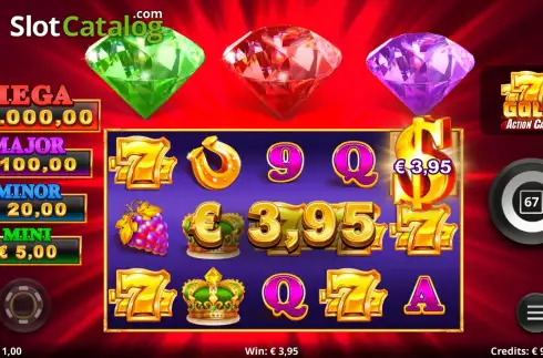 Οθόνη5. 777 Gold Action Cash Κουλοχέρης